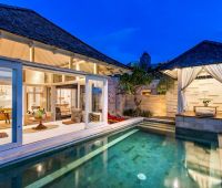 Villa The Chands One, Salon la nuit